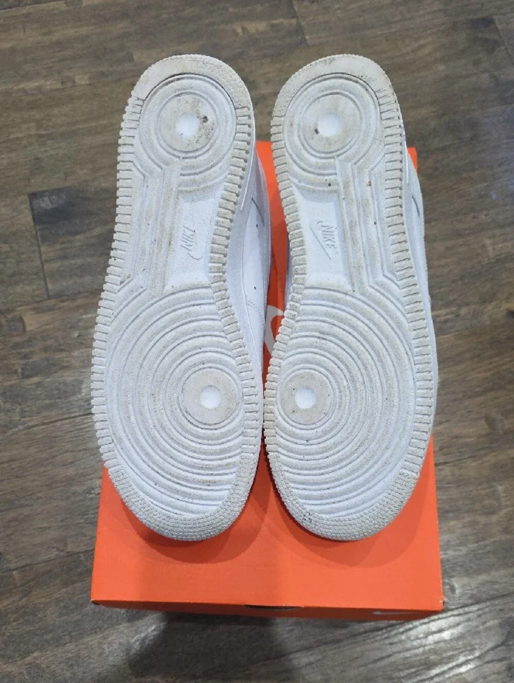 Nike White Leather Low-Top Sneakers